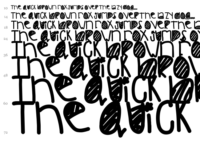 Cruel Summer font waterfall